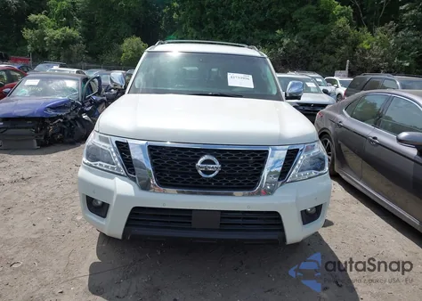 2017 Nissan Armada Sl z USA, uszkodzony, nr VIN JN8AY2NC9H9503050